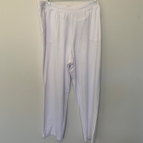 EMILY DANIELS Pants - EMILY DANIELS WHITE KNIT PULL ON PANTS NWT